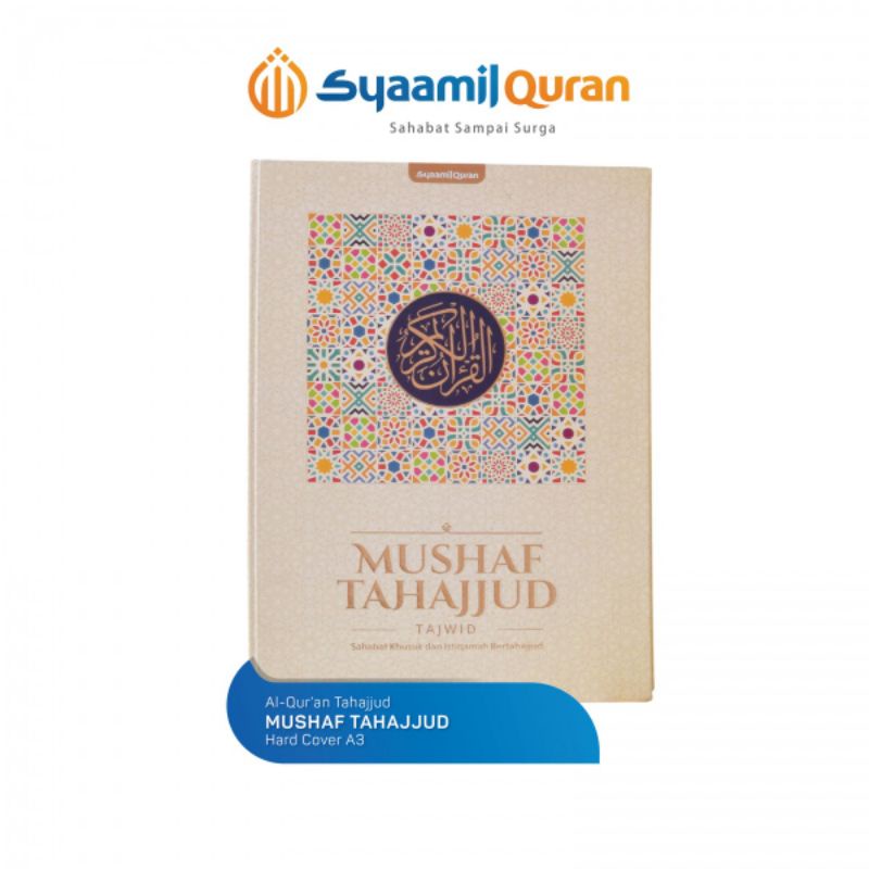 Al Qur'an Mushaf Tahajjud Ukuran Jumbo A3 untuk Lansia Tulisan Khat Besar