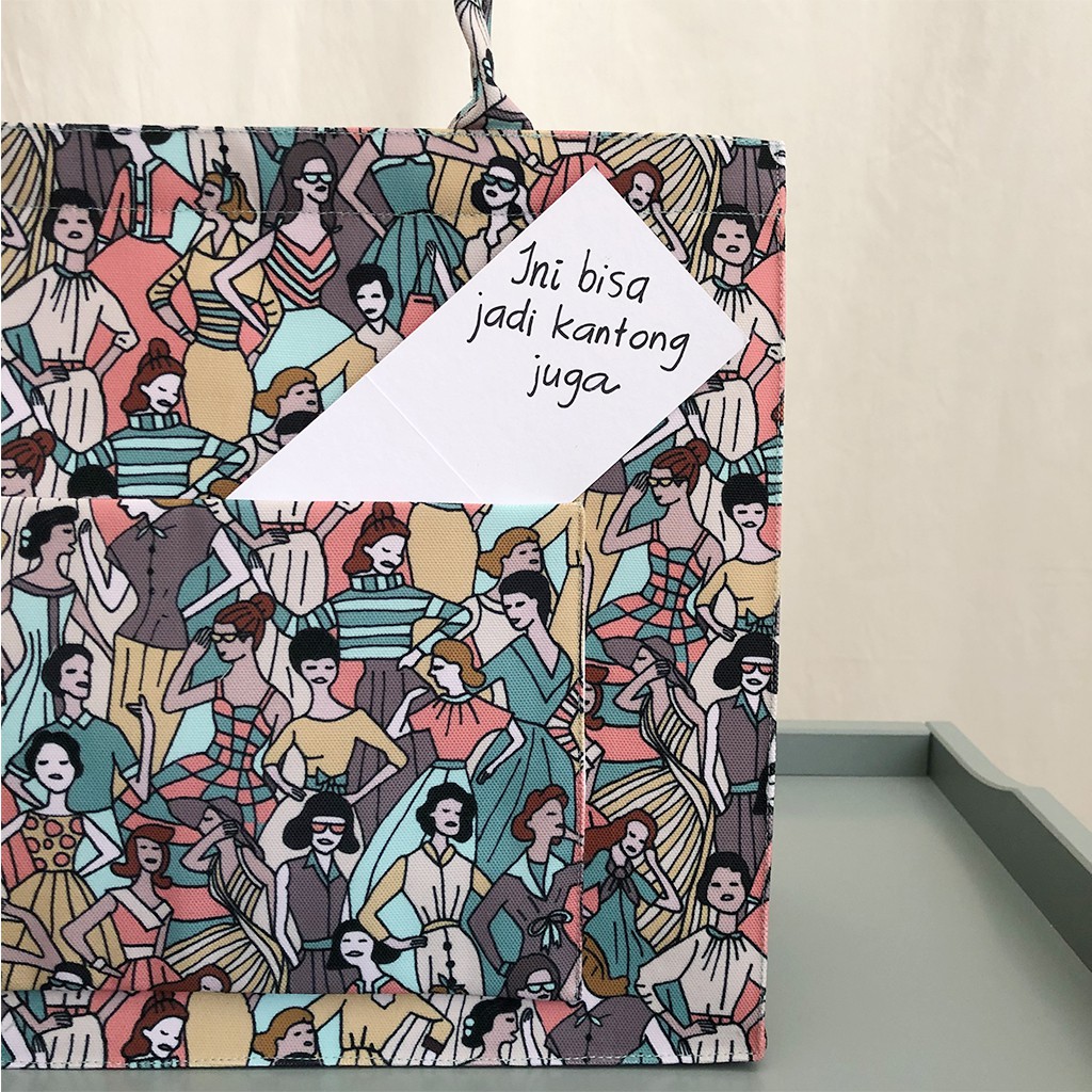 Toteyama - Tas Tote Traveller Medium - Tropical