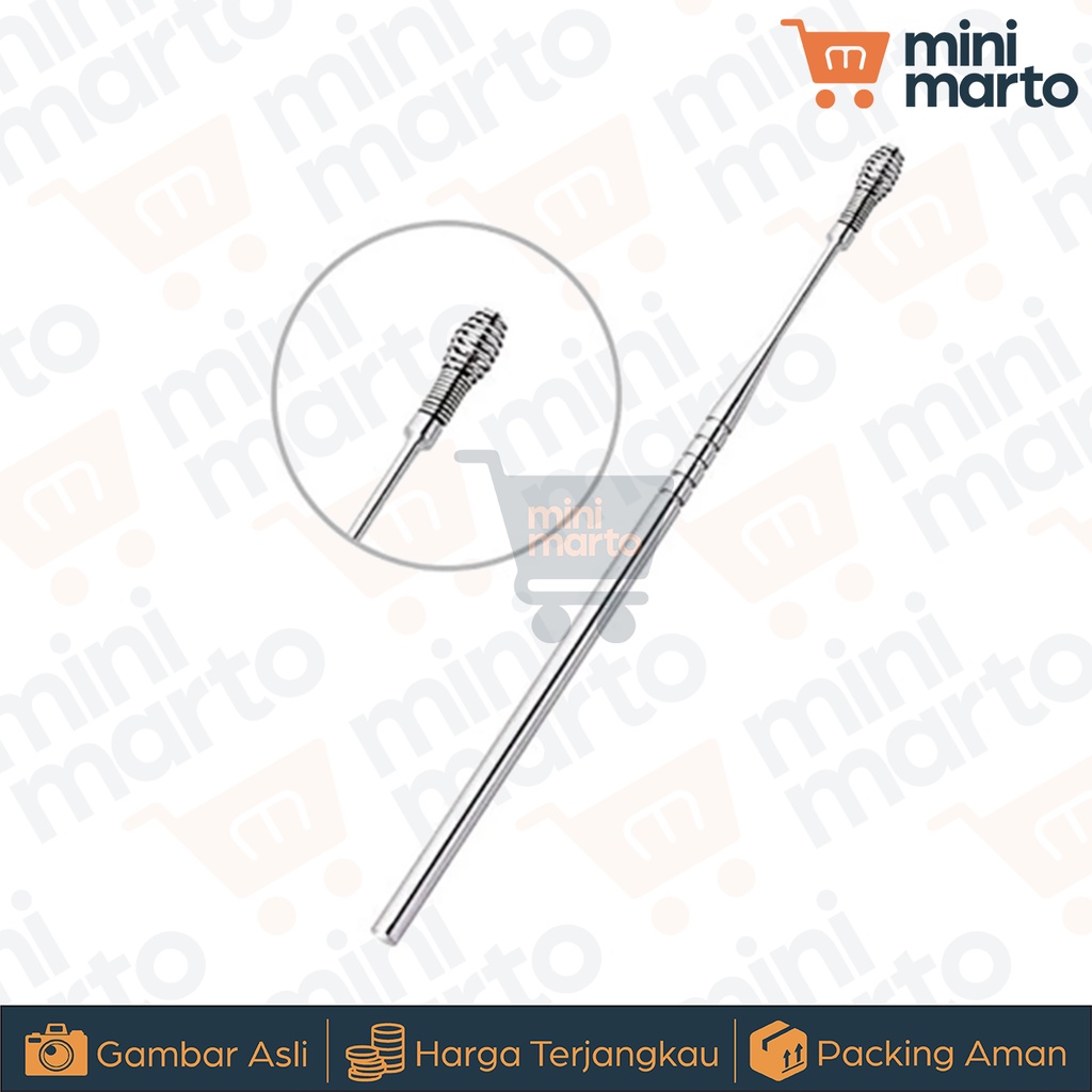 Pembersih Telinga Korek Kuping Ear Wax Picker 7 PCS Stainless 7in1 - Minimarto