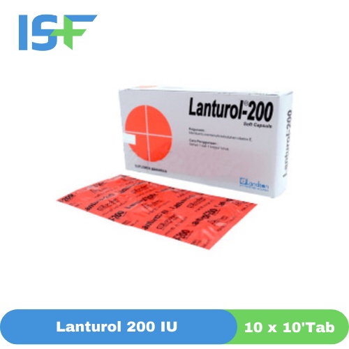 ⭐ISF⭐Lanturol 200 IU - 10 x 10'Tab