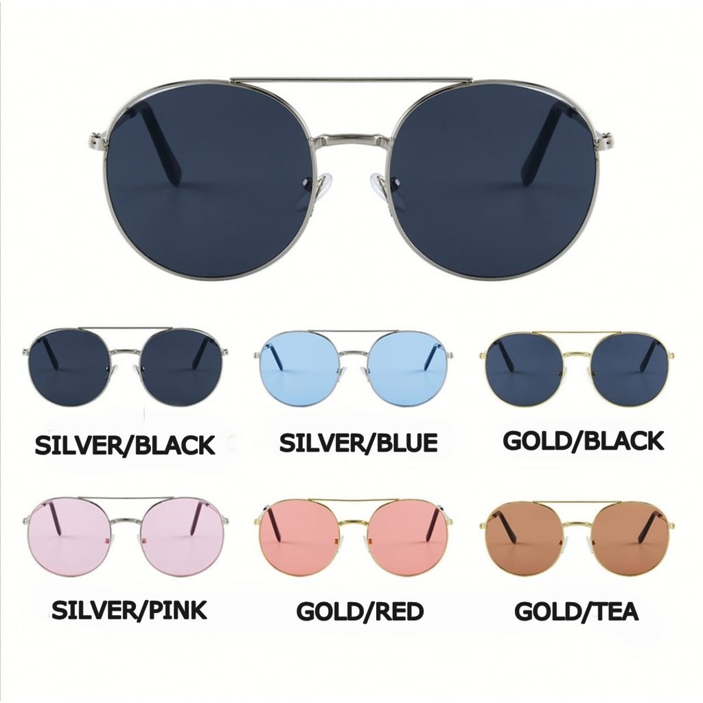 ♥TMALL88♥ Frame Lensa Kacamata Kacamata Fashion Pria&amp;Wanita New Sunglasses