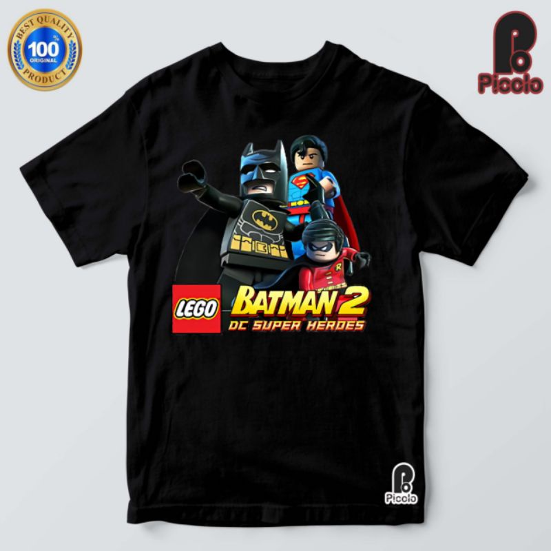 baju kaos anak lego karakter batmen bahan premium