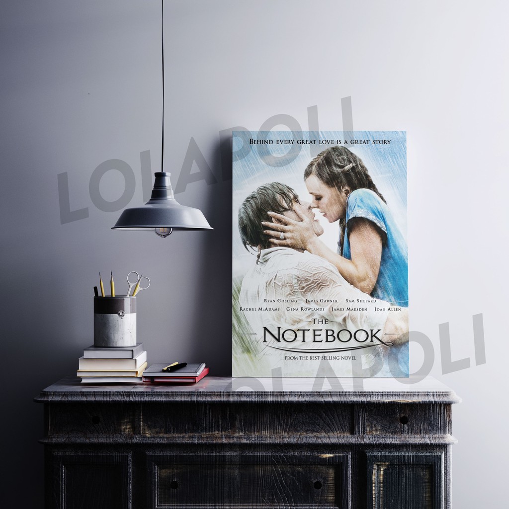 Hiasan Dinding Poster Kayu - Film The Notebook