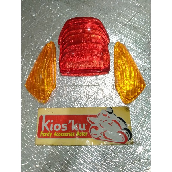 (READY STOK) MIKA STOPLAMP NOUVOLELE HMA THAILAND 1SET MIKA LAMPU BELAKANG NOUVO LELE HMA THAILAND S