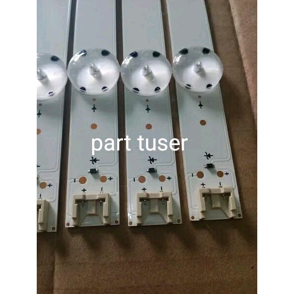 bl Lampu led backlight tv LG 32inc 5 kancing 3 volt 5led 3 v modif Tv LG 32LF520A  32LF520 //