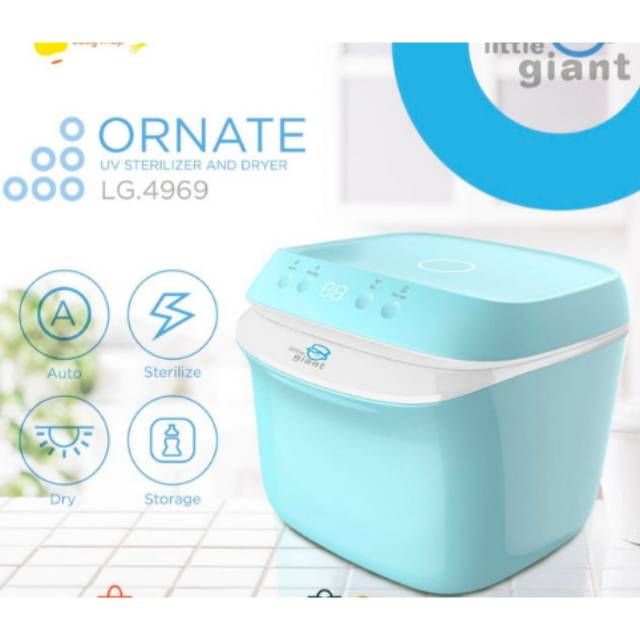 little giant Sterilizer & Dryer Mesin Sterilisasi & Pengering Piring UV Digital