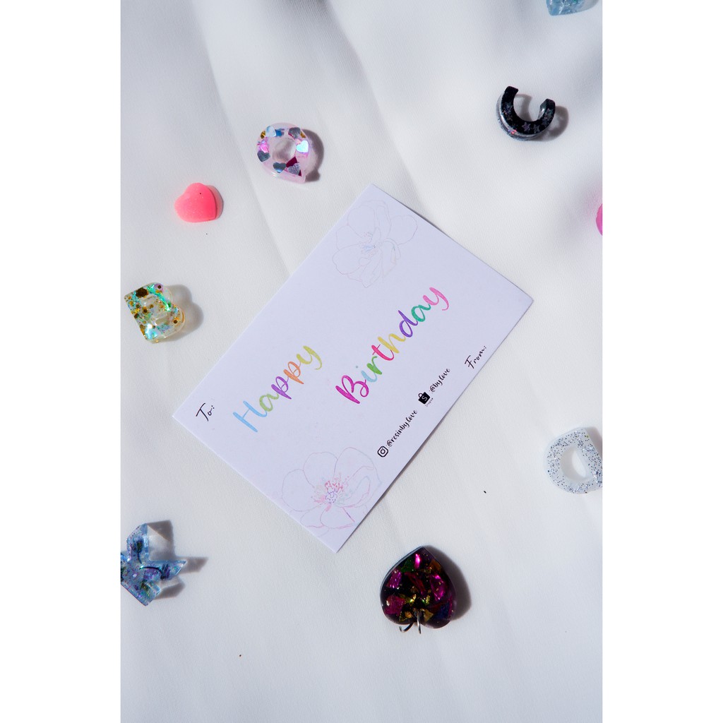 GIFT CARD TAMBAHAN(BIRTHDAY/EIDMUBARAK/GRADUATION/VALENTINE)