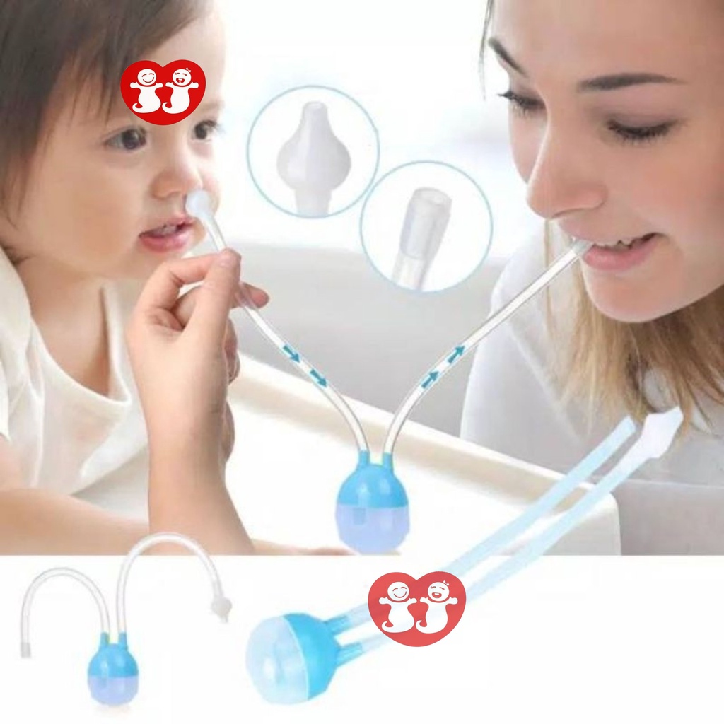 Nasal Aspirator Alat Sedot Ingus Bayi Pembersih Hidung Bayi Model Selang  POLOS / Karakter Owl