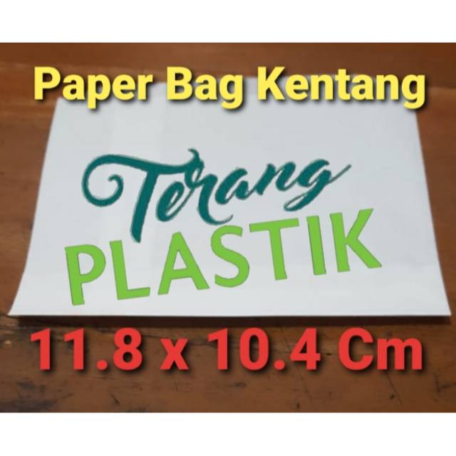 

Paper Bag / Kantong Kertas ( Xs ) Edisi Kentang Goreng