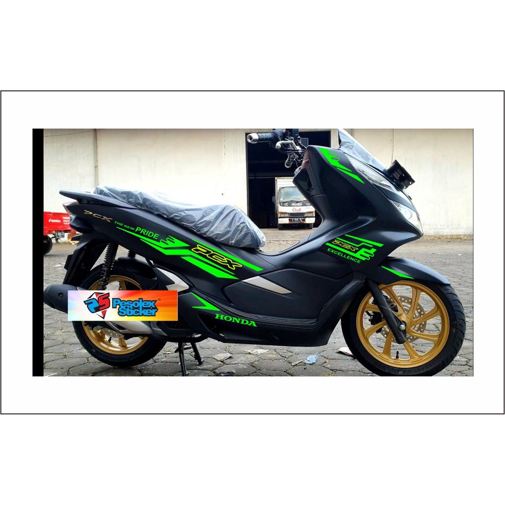 Cuting Sticker Lis Body Motor Honda PCX 150