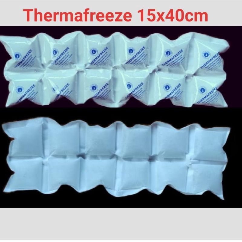 Ice Gel MERK THERMAFREEZE isi 12/ ice pack / Lembaran Pengganti Dry Ice Original