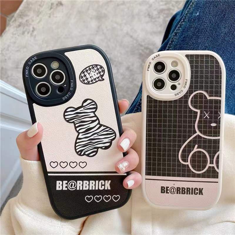 Case Motif Kartun Beruang Untuk IPhone 12 13 11 Pro Max X Xs Max Xr