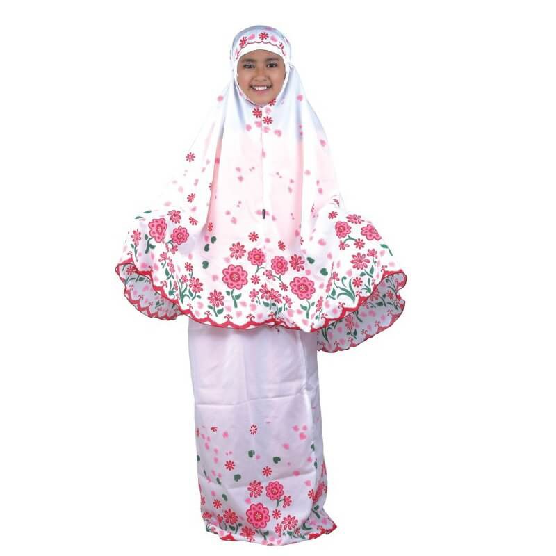 GRATIS ONGKIR BEST SELLER MUKENA ANAK PUTIH MUKENA ANAK