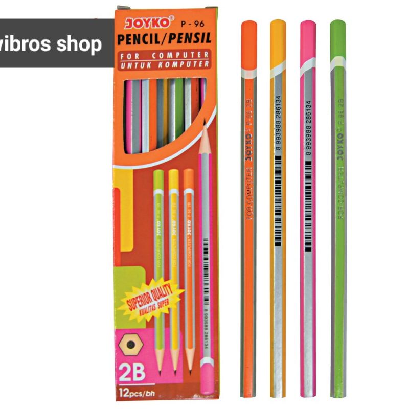 

Pencil /Pensil Joyko P-96 2B 1 BOX 12 PCS s3253