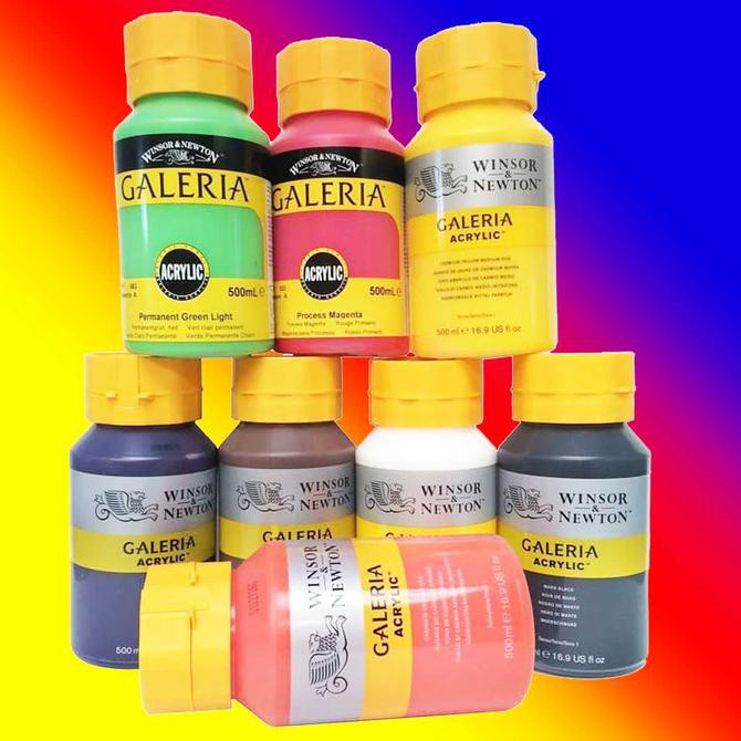 

WINSOR & NEWTON ACRYLIC COLOR / CAT AKRILIK 500ML