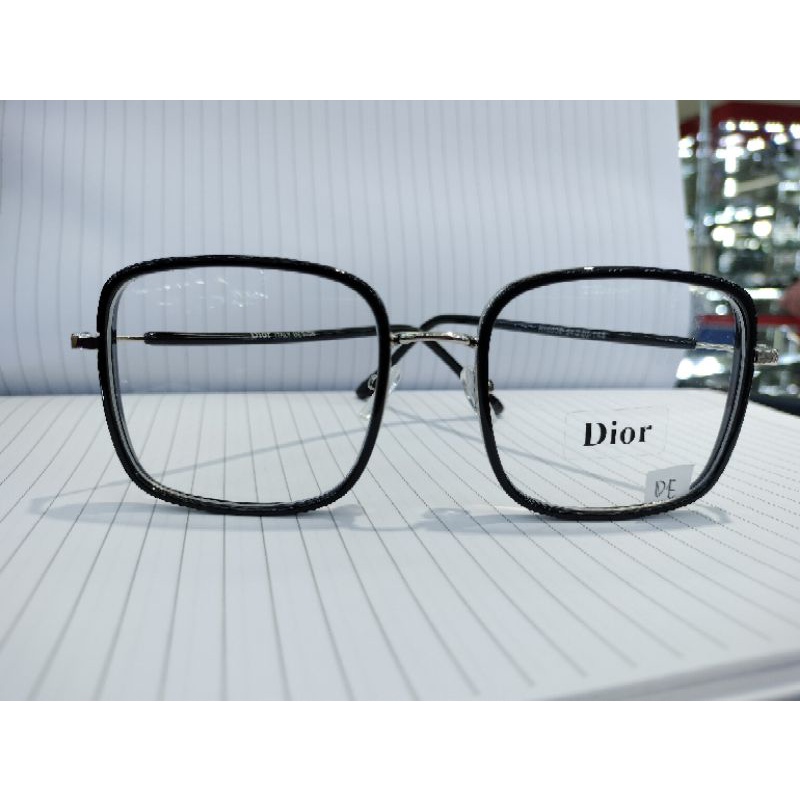 Frame Kacamata-Dior Kotak LENSA PHOTOCROMIC|BLUECROMIC|