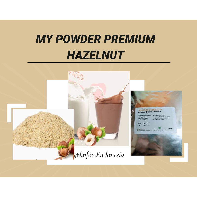 

Bubuk Minuman Powder PREMIUM (MA) Rasa Hazelnut 1KG