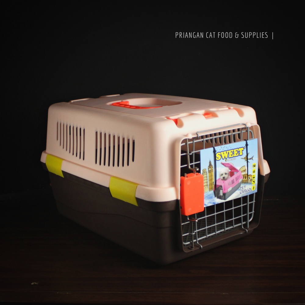 Jual Pet Cargo Pet Carrier Kandang Kucing Ukuran Medium (Standar