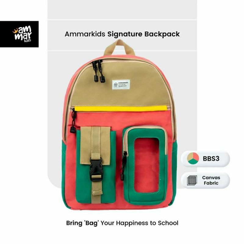 Tas sekolah ammar kids signature