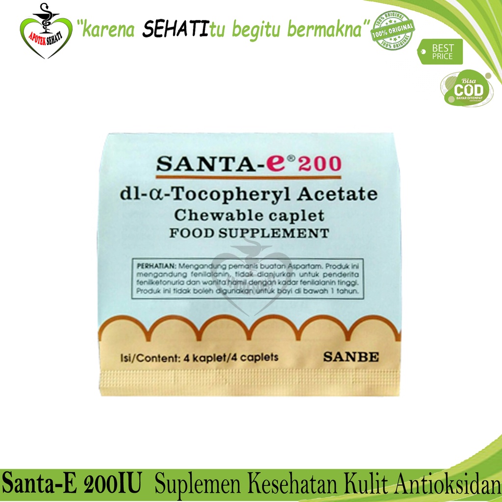 Santa E Suplemen Kesehatan Kulit Mengandung Vitamin E