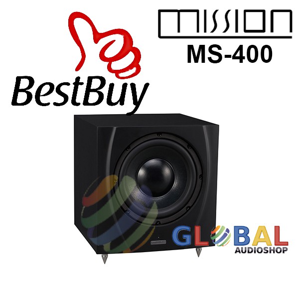 Mission MS-400 Subwoofer Black Vinyl MS400