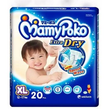 MamyPoko ExtraDry Tape XL20 - Diapers Perekat