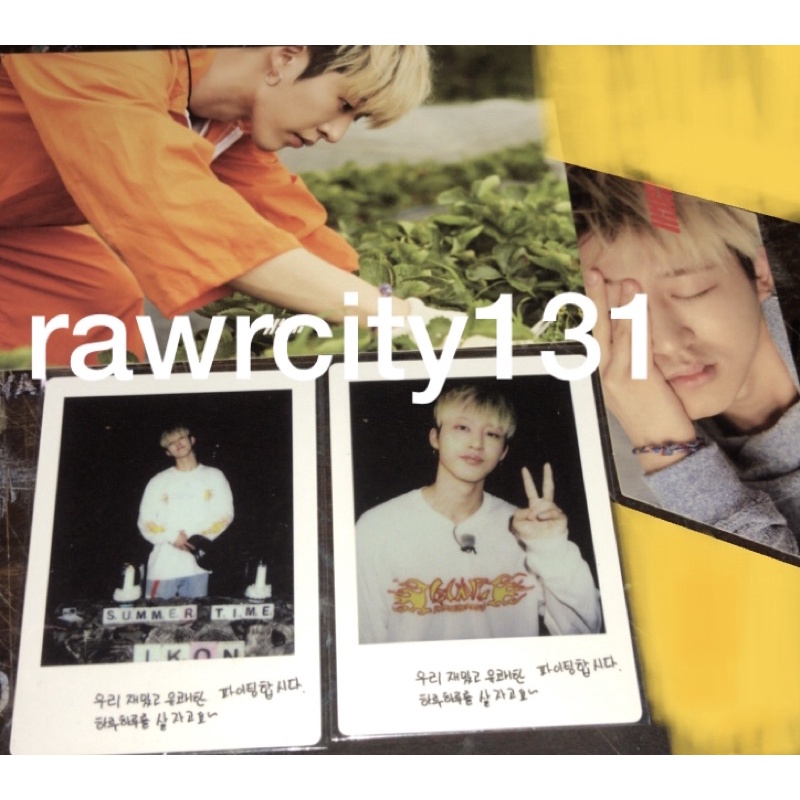 wts hanbin polaroid in Bali PC hanbin