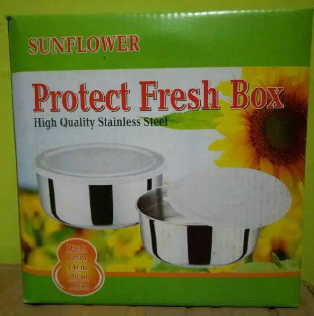 Medan Termurah bundara set Rantang stainless 5 susun Fresh Box + Tutup