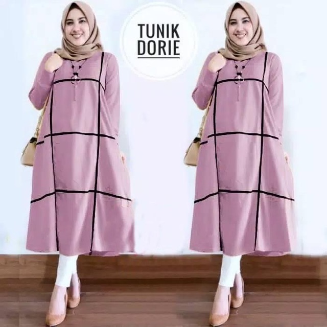 ZR Tunik dorie / Tunik Wanita muslimah / Tunik wanita kekinian murah