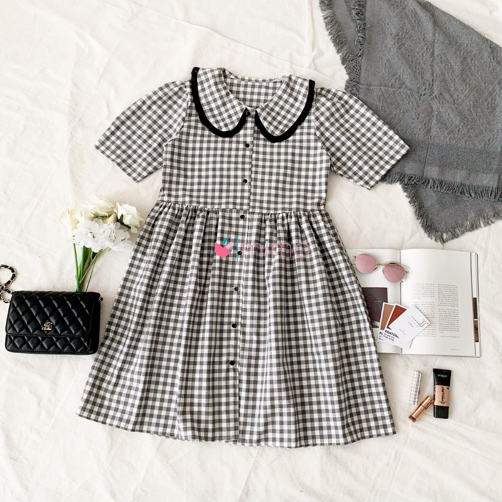 Allana Plaid Dress