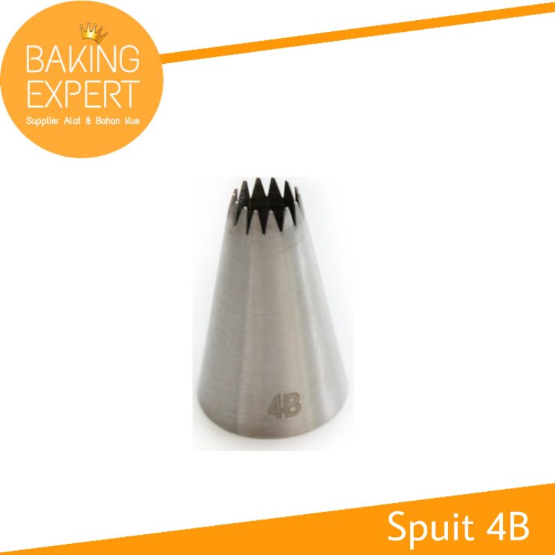 

Spuit 4B import tanpa sambungan BUKAN Wilton piping nozzle #4b