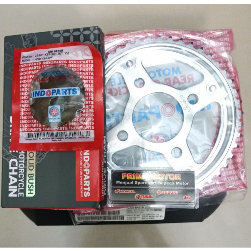 GEAR SET CB150R CBR 150R NEW INDOPART GIR SET CB150R STREET INDOPARTS-1