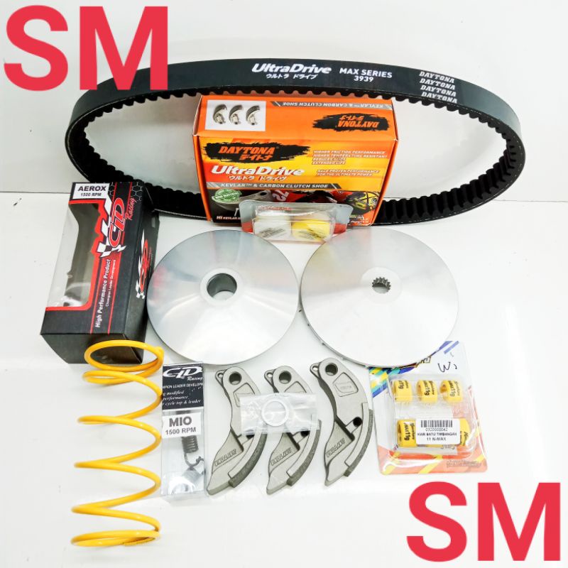 PAKET CVT PAKET KIRIAN Daytona NMAX 155 RUMAH ROLLER , ROLLER KAWAHARA, PER CVT& PER GANDA CLD Racin