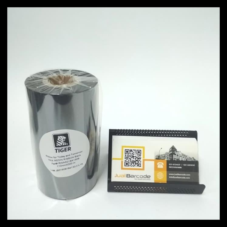 Ribbon Barcode Wax Resin Ukuran 110 X 300 Meter | 110X300 M Terlaris