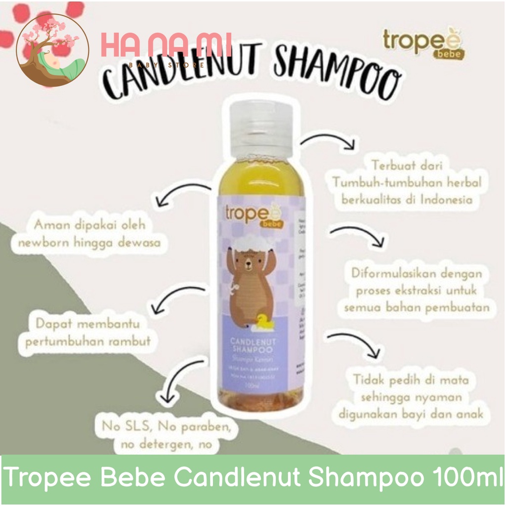 Tropee Bebe Candlenut Shampoo 100ml