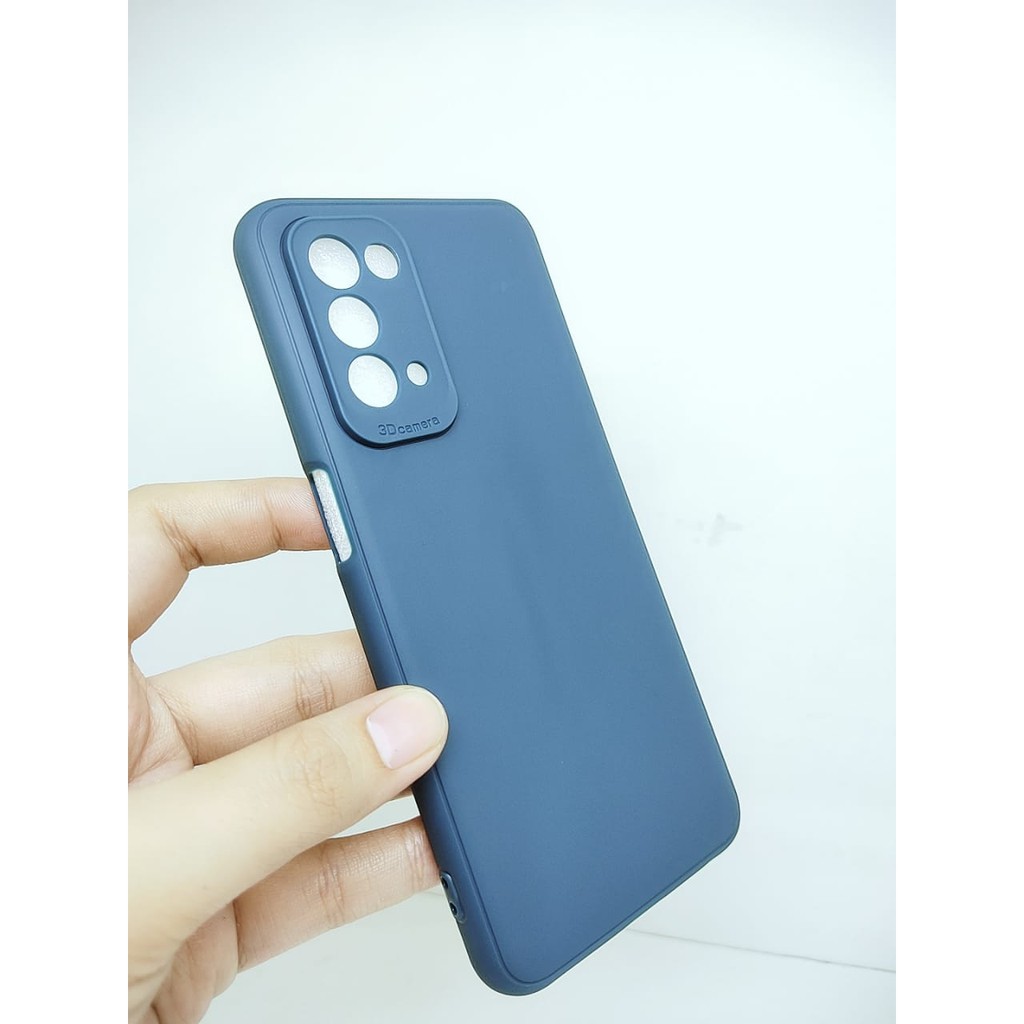 SoftCase Warna Warni Oppo A74 5G 6.5 Inch with 3D Camera Casing Candy Macaron Pelindung Camera