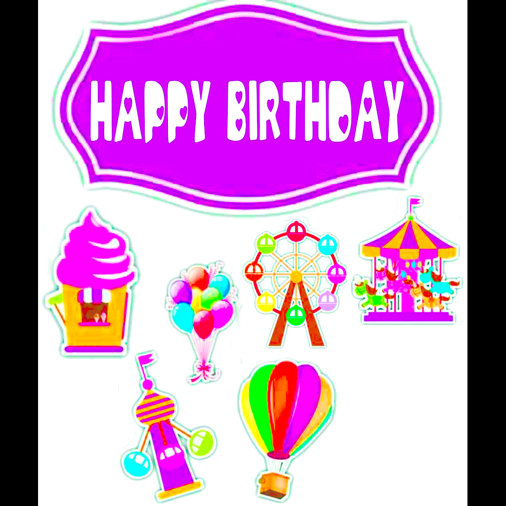 

TOPPER CAKE CUSTOM TOPPER ULANG TAHUN / HIASAN KUE NIGHT MARKET