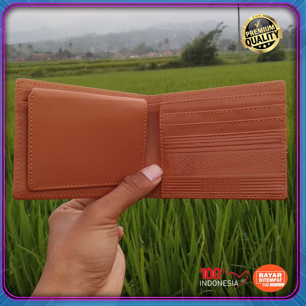 AMT Cloth's Fashion Dompet Pria distro Bahan Kulit PVC Premium Synthetic Leather