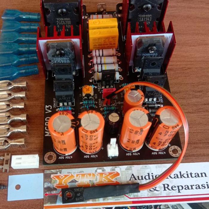 デ KIT Driver Power Amplifier MCRD V3 Lowsub &amp; Flat ( PCB DOUBLE LAYER ) ㅐ