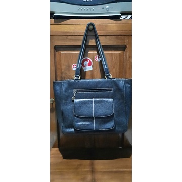 tote bag kulit asli brand PACO RABANNE (monza bag)