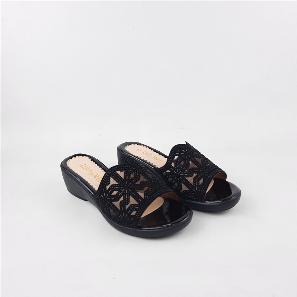 Sandal wanita  selop pesta wedges alea kae Hf.22.5880 36-40