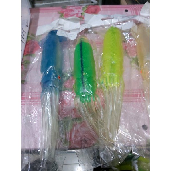 Miliki umpan karet cumi sotong 21 cm isi 1 lure cumi karet sotong karet Diskon