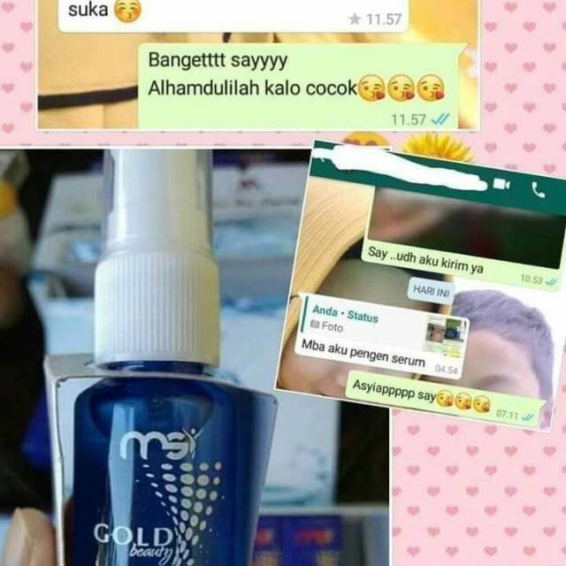 Glowing serum msi