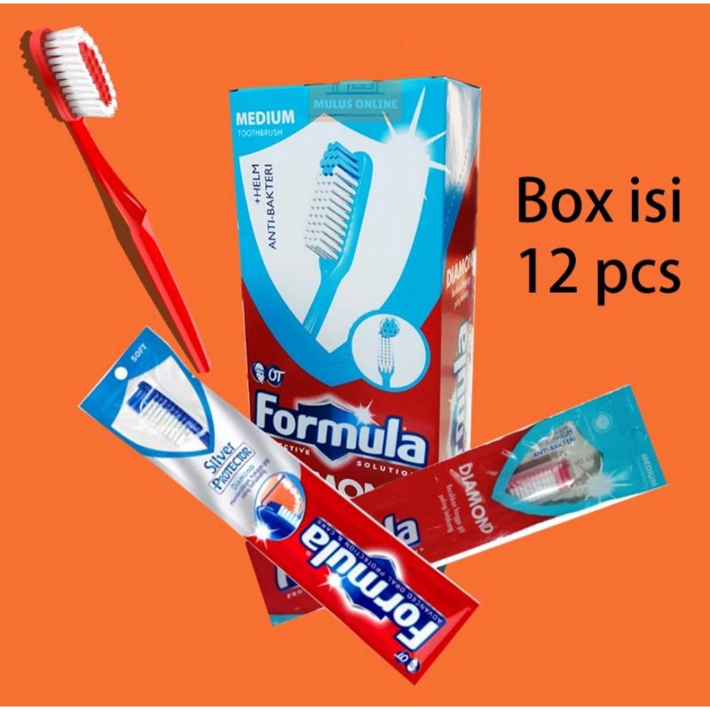Sikat Gigi Formula 1 box ( isi 12 ) / Sikat gigi formula 1 pak