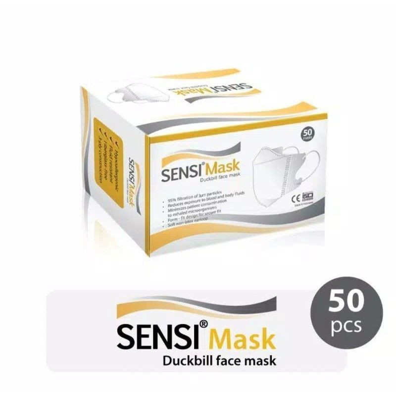 Jual Masker Sensi Duckbill Isi 50 Pcs | Shopee Indonesia