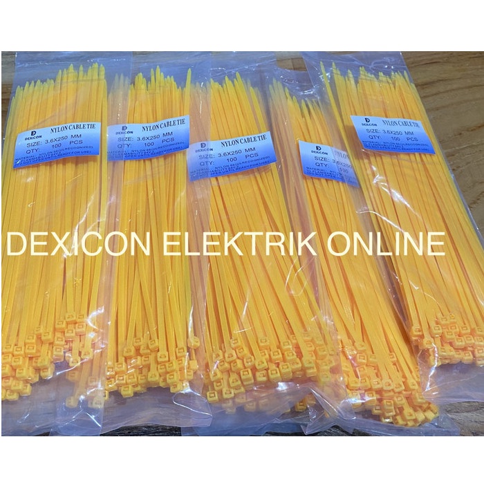 

ORGANIZER-DOCUMENT- KABEL TIES/CABLE TIES/TIES/KABEL TIES 25 CM/TALI TIES/TIES WARNA/CV - HITAM