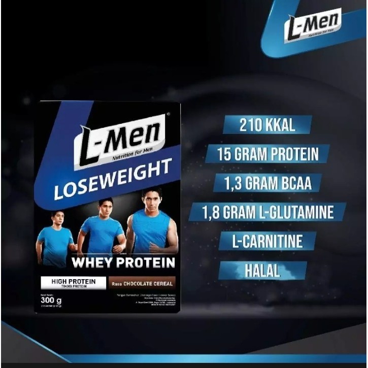 L-Men Susu Penambah Berat Badan L-Men Gain Mass Banana/Chocolate/Taro 225 gram