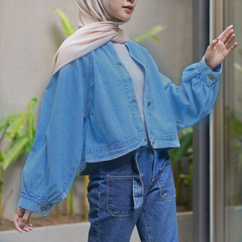 JAKET JEANS WANITA BEST SELLER