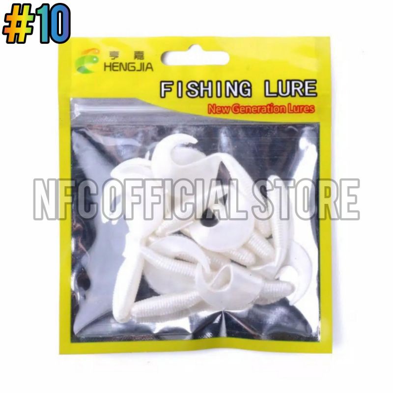 Umpan casting Soft lure 6cm/2gr Umpan karet 1pack isi 10pcs