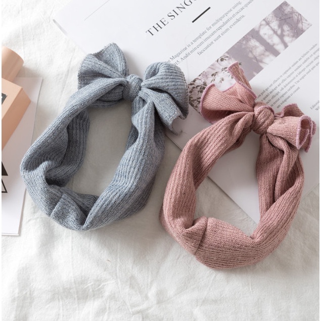 Bando Bandana Bayi Baby Newborn / Turban Pita / Topi Nilon Bayi Tie